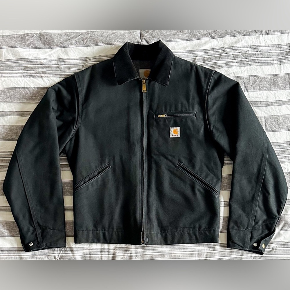 CARHARTT Blanket-Lined Detroit Jacket, J001, Made in USA, Rare